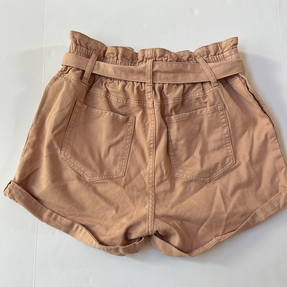 Wishlist Blush Paperbag Waist Shorts Size Large - Picture 7 of 7